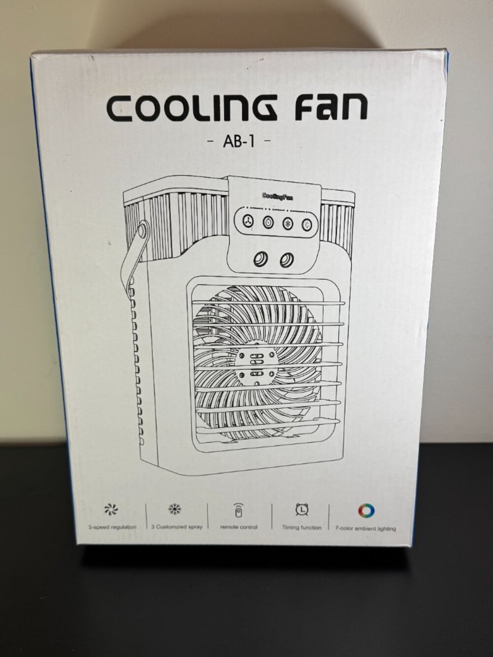 Portable USB Cooling Misting Fan (Model AB-1)